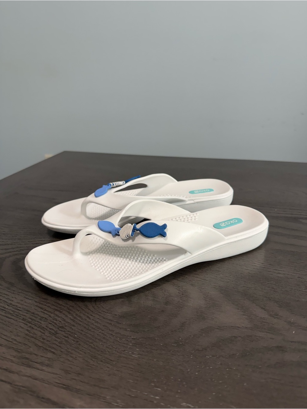 Oka-B BODIE SALT Women's Sandal MADE IN USA White Size L(9,5-10,5)